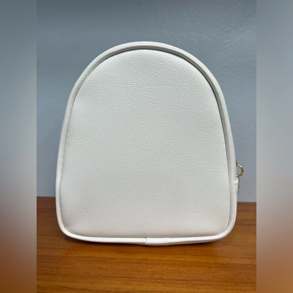 BATH & BODY WORKS Unicorn White Gold Purple Pink Cosmetic Bag Used Spot Inside